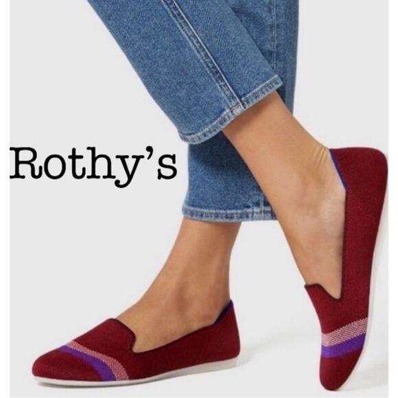 Rothy’s Reflective stripe limited edition loafers - Picture 1 of 10